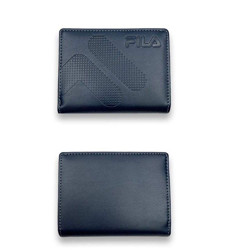 Fila 61fl53 Men's Bifold Wallet with Pass Case, Black