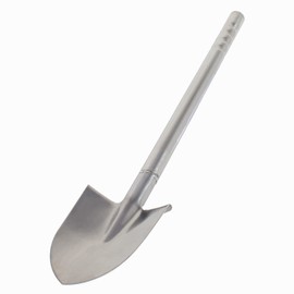 LUBAN Stainless Steel Garden Shovel Hand Tool Digging Weeding Seeding Turning Soil 23.6-Inch 60CM