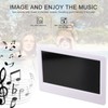 Digital Photo Frame White 7in IPS Screen 1024x600 HD Electronic