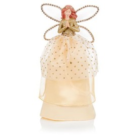 Ppremier Decorations 28 cm Tree Topper Angel in Gold, Silver and Green (Champage Gold)