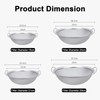 4 Packs Fine Mesh Paint Strainer 60 Mesh Stainless Steel