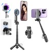 Universal XO Magnetic Selfie Stick Tripod with Bluetooth Remote Portable
