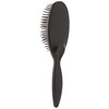 Roger Para Brush Oval Black 11-Row Nylon Bristles Pack of
