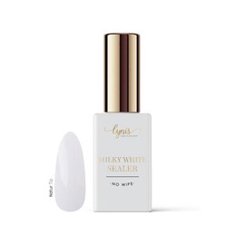 Lynis-Nailshop.de Milky White Sealer for Nails 10 ml with Effect as Top Coat UV Gel Top Coat without Sweat Layer