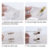 UFURMATE Barrel Hinges, 20 Brass Invisible Hinges Concealed Cylindrical Barrel