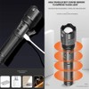 PROFORUS Tactical Flashlight - USB Rechargeable, 6000 Lumen XHP70.2 LED,