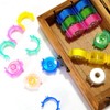 Bobbin Clips, 50 Pieces Colorful Thread Holder Sewing Spool Small