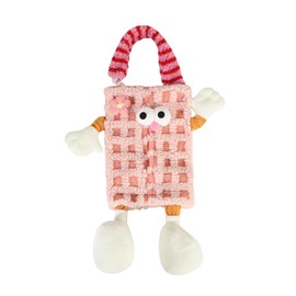 Queen-b Tissue Case, For Cars, Hanging, Monster Cute, Character, Headrest, Refill, Tissue Case, Box, Holder, Car, Car Accessories, Plush Toy (Pink)