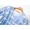 PNAEONG Conjunto de pijama corto de algodón para mujer, S