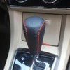 Genuine Leather Gear Shift Knob Cover Protector Hand Sewing for