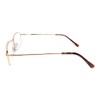 Calabria R754 Rectangle Metal Reading Glasses +2.00 Gold Men Designer