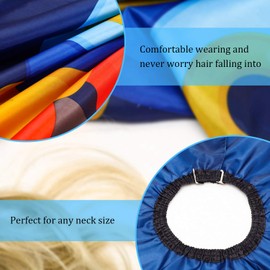 2 Pieces Kids Haircut Salon Cape Waterproof Hair Cutting Cape Children Hairdressing Apron Barber Gown Hair Cutting Shampoo Styling Capes for Kids Children (Dolphin and Rocket Pattern)