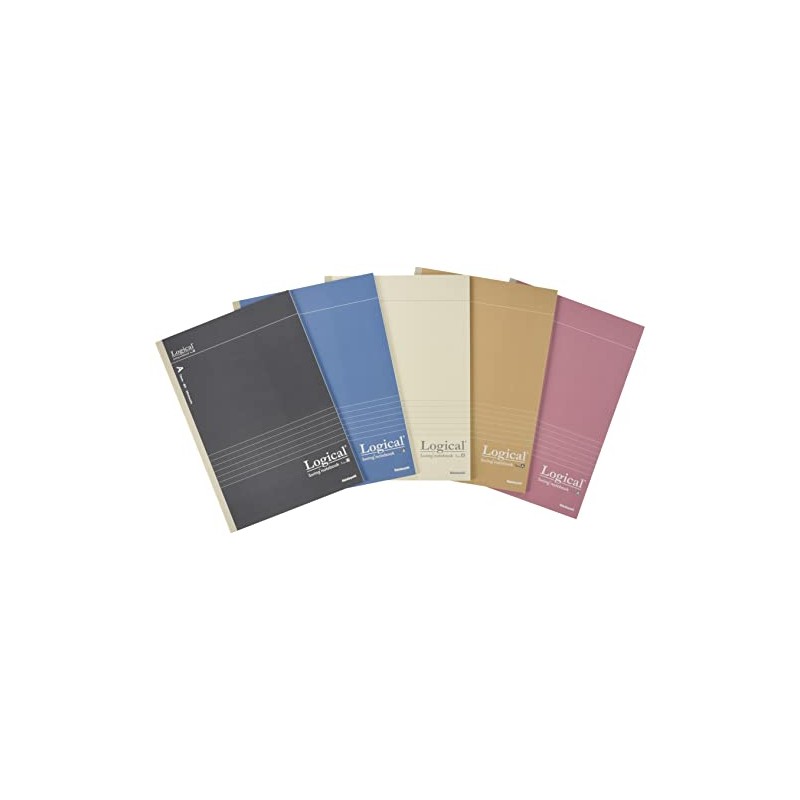 Nakabayashi NB513A-5P Swing Logical Notebook, Semi B5/A, Ruled, 30 Sheets,