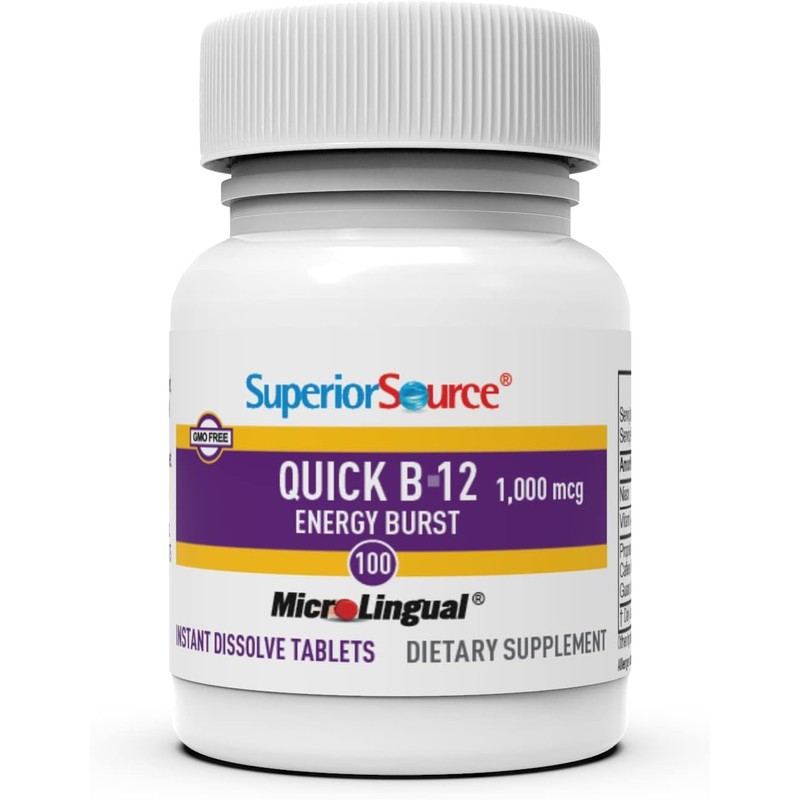Superior Source NO Shot Quick Energy Burst B-12 1,000 mcg