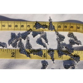 Charm Pendant 21x11mm Tibetan Style Pendant Christmas Tree Charm TSC3 Antique Silver  25pcs