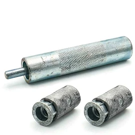 Machine Screw Anchors for Masonry, Brick, Block Concrete with Setting Tool #10-24 Qty 100