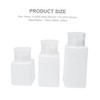 BIUDECO 3pcs Alcohol Dispensers Push-Type Anti-Static Bottle Pumping Feature Leak-Proof