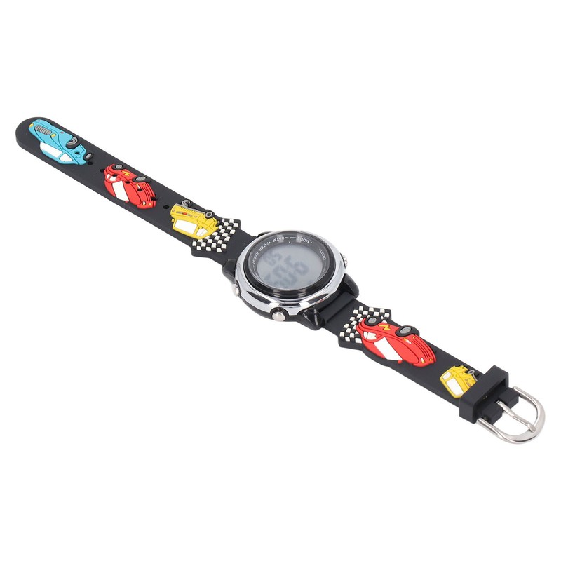 Boy Digital Watch Cartoon Waterproof Stylish Multifunctional LED Backlight Sports