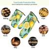 Lemon Oven Mitt 2-Pack Set, Heat Resistant，7"x13"