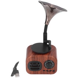 Vintage Wireless Speaker 5W USB Rechargeable Retro Bluetooth Speaker for Home Party Office