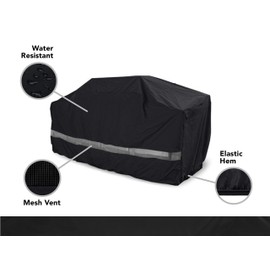 Covermates – Island Grill Cover – 86W x 44D x 48H – Classic Collection – 2 YR Warranty – Year Around Protection - Black