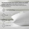 A1 HOME COLLECTIONS Feather Throw Pillow Inserts, 12x20 Inch, White