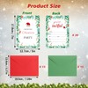 Lucleag 30 Pack Christmas Party Invitations Cards with Envelopes, Christmas