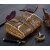 URBAN LEATHER 8 inch Tree for Life Heart Leaves Rustic