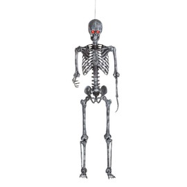 Home Accents Holiday 5 ft. LED Pose-N-Stay Ash Skeleton