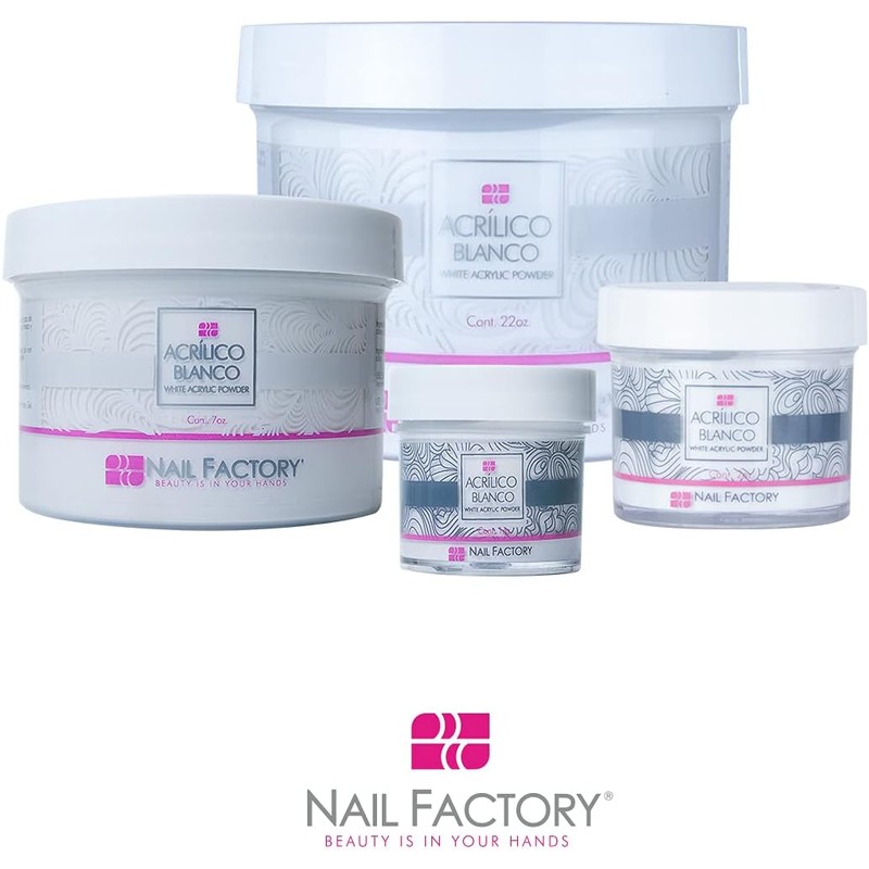 NAIL FACTORY - ACRILICO EN POLVO Para Construcción Extensión de