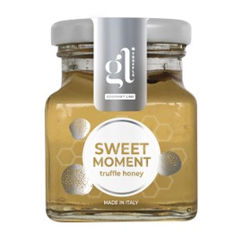 Truffle Honey, Infused with Truffles, Sweet Moment, 120 gr (4.2 Fl oz), Charcuterie Board, Cheese Plate, A Delightful Fusion of Sweetness and Truffle Magic, Product of Italy, GL Truffle Gourmet Line