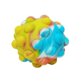 HGL SV21271 Push Popper Fidget Ball, Assorted Designs and Colours