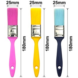Genuine 12 Piece 1 inch Premium Multi Use SRT bristles Paint Brushes,Paint Brushes for Kids,Paint Brushes,Touch up Paint Brush,paintbrushes,Artist Paint Brush,Artist Paint Brushes,School,Office