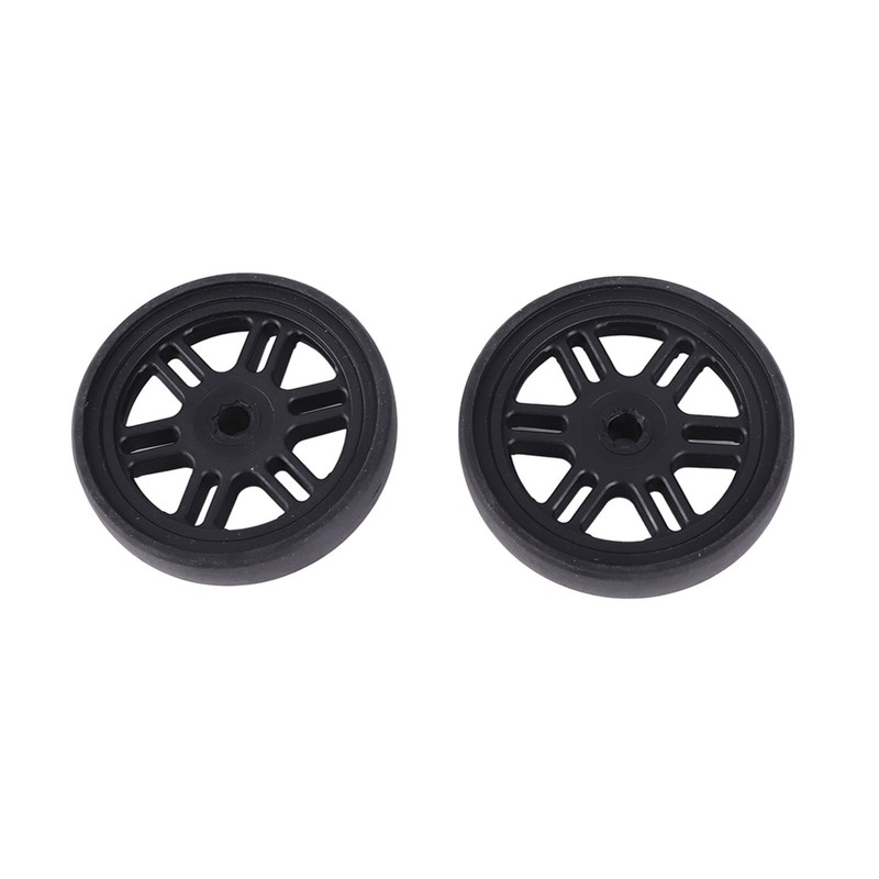 4 Sets Suitcase Repair Wheels with Covers PVC Wheel Casters