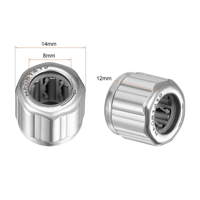 sourcing map Needle Roller Bearings, One Way Bearing, 8mm Bore
