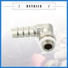 VekAuto Universal Car 90 Degree Brass Fitting Hose Adapter, Hose