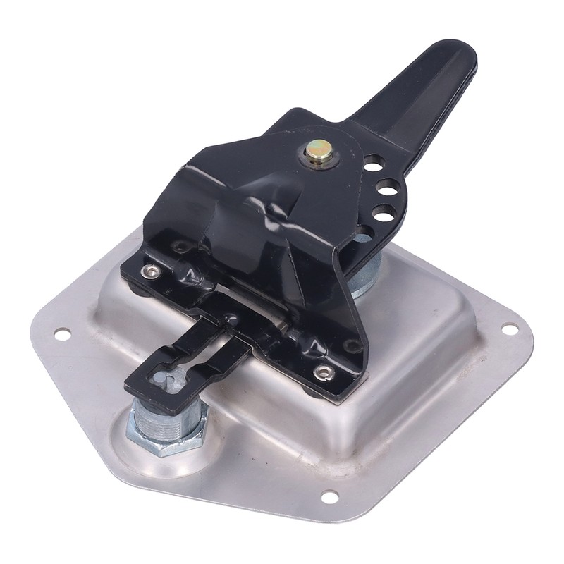 Trailer Door Latch T Handle with 2‑Key Stainless Steel Chrome