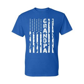 Kropsis Grandpa Vintage American Flag - Camiseta para hombre, Royal, XX-Large