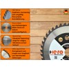 HERO Kreissägeblatt 254 x 30/20 mm 60 Zähne Hartmetall Sägeblatt
