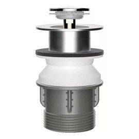 Meer Desagüe Emergente Con Botón Pop-up De Acero Inox Lavabo