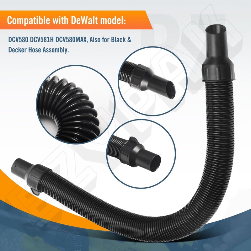 5140128-68 Replacement Hose Assembly for DeWalt Vacuum Hose DCV580 DCV580H