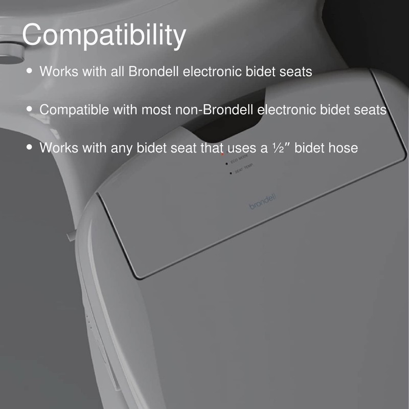Brondell SWF44 Swash Bidet Filter, Premium Carbon Water Filtration System