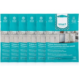 Smart Choice 10SCPROD02 Probiotic Dishwasher Cleaner, 6 Treatments