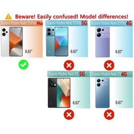 Longstong Handyhülle Kompatibel mit Redmi Note 13 Pro+ / Redmi Note 13 Pro Plus (6.7") , Stoßfest Personalisiert Schlank Minimalistisches Design - Altweiß