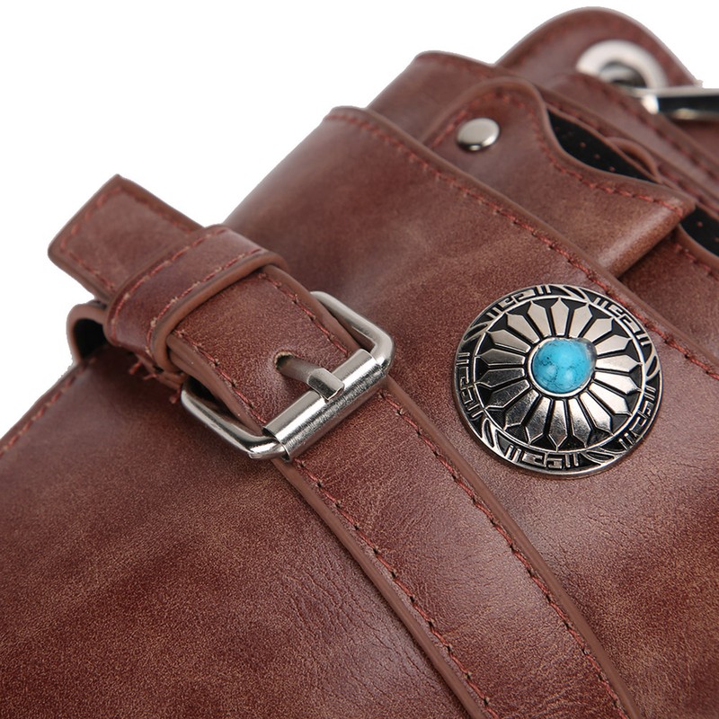 Barber Scissor Pouch Holster with Belt Hairdressing Waist Holder Case