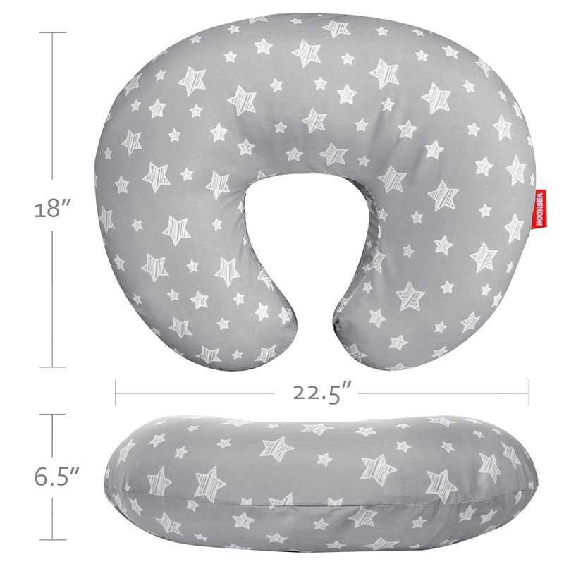Pillow Cover for Infant Snug Fits Boppy Nursing Pillows, Breastfeeding
