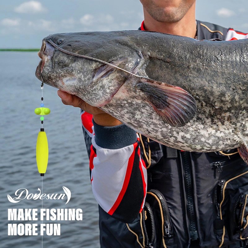 Dovesun Catfish Rigs Santee Rig Catfish Float Rigs Circle Hooks
