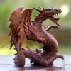 NOVICA Hand Carved Suar Wood Fantasy Theme Sculpture, 6" Tall