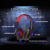 SY755MV Luminous Game Headphone Over-ear Gaming Headset with Microphone PC