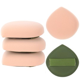 5 PCS Makeup Sponges Soft Makeup Sponges Teardrop Shape Puff Cushion Beginner-friendly Cushion Puff for Liquid Foundation Concealer Cream and Powder